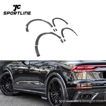 Custom Car Mods RSQ8 Wheel Arch Flares Trim for Audi RSQ8/Q8 2019-2023